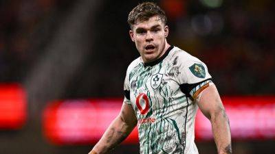 Les Bleus - Leo Cullen - Romain Ntamack - Garry Ringrose - Jack Boyle - Leinster Rugby - Leinster boss Leo Cullen defends Ringrose over red card, says centre was 'available' - rte.ie - France - Italy - Scotland - Ireland