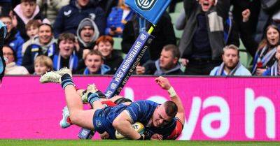 Callum Sheedy - Alex Mann - Luke Macgrath - Ross Byrne - Aviva Stadium - Max Deegan - Rob Russell - John Mackee - Leinster power past Cardiff for 12th successive URC victory - breakingnews.ie - Ireland - county Jack