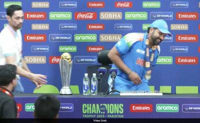 Watch: Phone, Passport Are History. Rohit Sharma Forgot Champions Trophy This Time