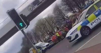 LIVE: Alan Turing Way closed by police near Etihad after serious crash - updates
