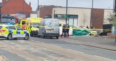 A.Greater - LIVE updates as major junction shut after motorbike crash with air ambulance spotted near scene - manchestereveningnews.co.uk - county Denton - county Park