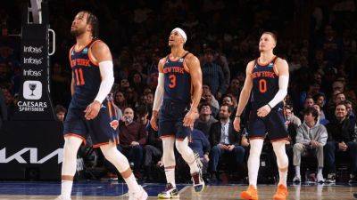 'Nova Knicks' reunion: Brunson, Hart, Bridges, and DiVincenzo reunite -- sort of - ESPN