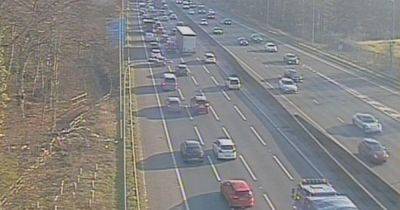 M60 LIVE updates with long delays after crash stops traffic
