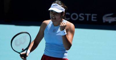 Emma Raducanu breezes into Miami Open second round