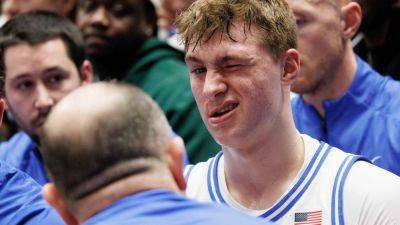 Jon Scheyer - Cooper Flagg suffers eye injury in No. 2 Duke's victory - ESPN - espn.com - state North Carolina - county Durham