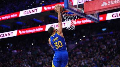 Warriors' Steph Curry notches 1st slam since 2019, says it's 'my last dunk' - ESPN