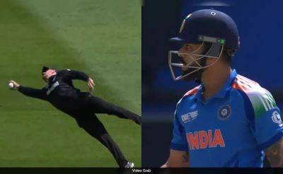 Virat Kohli - Glenn Phillips - Watch: Virat Kohli's Stunned Reaction As Glenn Phillips Takes Absolute Screamer - sports.ndtv.com - New Zealand - India - Pakistan