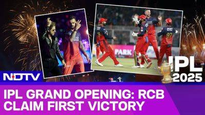 Virat Kohli - Ajinkya Rahane - Royal Challengers Bengaluru - IPL 2025 Grand Opening: RCB Demolish Defending Champions KKR In Their Den, Kickstart IPL In Style - sports.ndtv.com