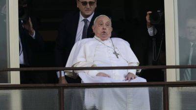 Pope Francis leaves hospital after five weeks of treatment for pneumonia