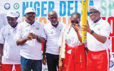 Niger Delta Sports Festival torch begins journey to Uyo - guardian.ng - county Delta - Niger - state Bayelsa