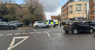 Live updates as traffic builds in Cardiff Bay after crash between car and cyclist