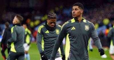 Marcus Rashford sends three-word Aston Villa message Manchester United will not like