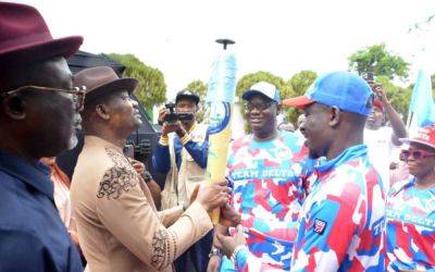 Team Delta storms Uyo April 1, Oborevwori tasks athletes, officials on victory - guardian.ng - Nigeria - county Delta - Niger