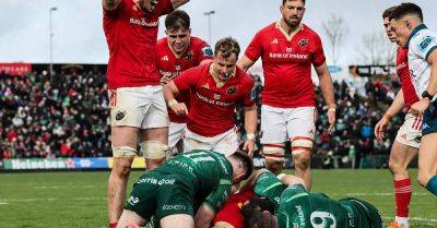 Cian Prendergast - Craig Casey - Finlay Bealham - Diarmuid Barron - Calvin Nash - Jack Crowley - Alex Nankivell - Tom Ahern - Munster beat Connacht despite Alex Nankivell’s red card - breakingnews.ie