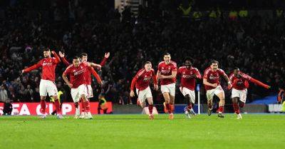 Forest beat Brighton on penalties to reach first FA Cup semi-final since 1991