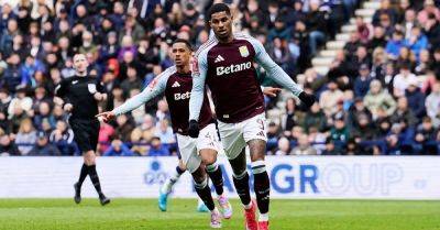 Aston Villa - Marcus Rashford - Marco Asensio - Lucas Digne - Jacob Ramsey - Preston North End - Will Keane - Rashford nets first Aston Villa goals in the FA Cup as Preston swept aside - breakingnews.ie