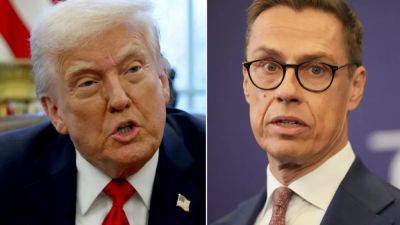 Finland's Stubb says he urged Trump to set Ukraine ceasefire deadline during surprise visit