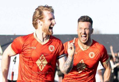 Thomas Reeves - Jamie Coyle - Whitstable Town player-boss Jamie Coyle on their FA Vase semi-final first-leg 2-0 home win over Hartpury University in front of sell-out Belmont crowd - kentonline.co.uk - Greece