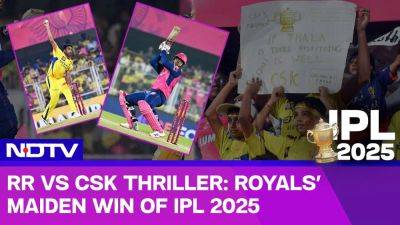 RR Vs CSK IPL 2025 | Nitish Rana, Wanindu Hasaranga Shine As RR Edge Past CSK By 6 Runs - sports.ndtv.com