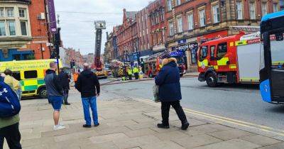 LIVE: Emergency services descend on Greater Manchester town centre street - latest updates