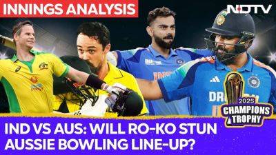 India Vs Australia | Ind Vs Aus Semifinal Match: Inings Analysis - sports.ndtv.com - Australia - India