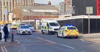 LIVE: Police tape off building site with air ambulance scrambled - latest updates - manchestereveningnews.co.uk - county Lane