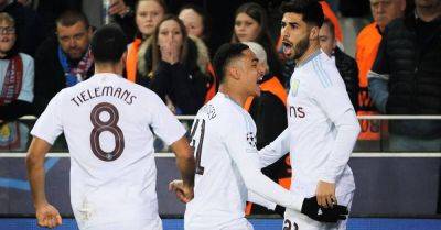 Paris St Germain - Aston Villa - Marcus Rashford - Unai Emery - Marco Asensio - Tyrone Mings - Youri Tielemans - Leon Bailey - Aston Villa score twice late on to take control of tie against Club Brugge - breakingnews.ie - Belgium - county Morgan