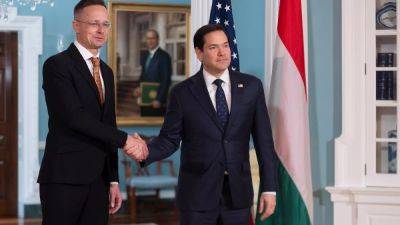 Donald Trump - Viktor Orban - Marco Rubio - Peace - Hungarian FM discussed ‘urgency’ of ending Ukraine war in meeting with US Secretary of State - euronews.com - Britain - Russia - France - Ukraine - Usa - Canada - Eu - Hungary
