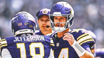Sam Darnold - Aaron Jones - J.J.Maccarthy - Sam Darnold, Vikings discussing possible short-term extension - foxnews.com - state Minnesota - state Michigan - county Baker