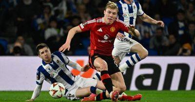 I saw Manchester United practice a move they should have scored from vs Real Sociedad