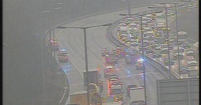 M60 crash: Traffic stopped following 'multi-vehicle crash'