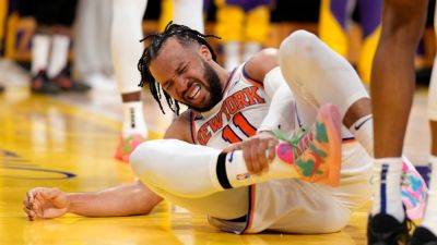 Knicks say 'next man up' after Jalen Brunson rolls ankle - ESPN