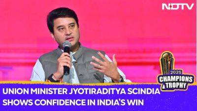 Union Minister Jyotiraditya Scindia Exudes Confidence In India’s Win