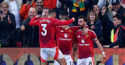 Manchester United player ratings vs Arsenal with two 8/10s as Bruno Fernandes good