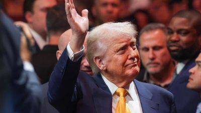 Dana White - Elon Musk - Donald Trump - Marco Rubio - Jeff Bottari - Trump says ‘legendary’ crowd reaction at UFC 314 shows the administration is ‘doing a good job’ - foxnews.com - county Miami