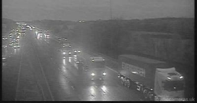 M6 LIVE as drivers stuck in long delays after van overturns in crash - traffic updates