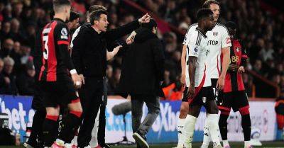 Marco Silva - Tom Cairney - Michael Oliver - Ryan Sessegnon - Andoni Iraola - Raul Jimenez - Rodrigo Muniz - Joachim Andersen - Antoine Semenyo - Afc Bournemouth - Marcos Senesi - Silva rues ‘lack of communication’ as Ryan Sessegnon incorrectly substituted - breakingnews.ie - Portugal - Argentina
