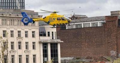 LIVE Air ambulance lands in Piccadilly Gardens amid incident in city centre - updates