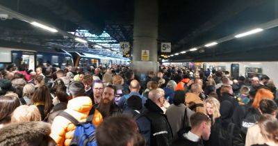 LIVE Passengers describe chaos at Manchester Victoria station as platform becomes 'dangerously' overcrowded - updates