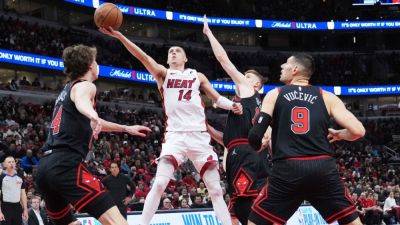 Andrew Wiggins - Tyler Herro - Nikola Vucevic - Caleb Williams - Josh Giddey - Heat again knock Bulls out of play-in, advance to face Hawks - ESPN - espn.com - county Cleveland