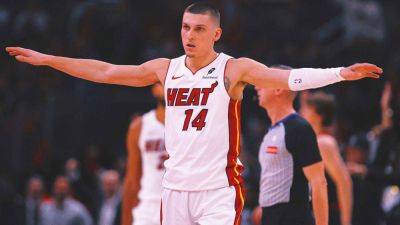 Andrew Wiggins - Tyler Herro - Nikola Vucevic - Caleb Williams - Josh Giddey - Tyler Herro erupts for 38 points as Heat top Bulls in Play-In Tournament yet again - foxnews.com - county Cleveland