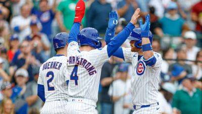 Eugenio Suarez - Lourdes Gurriel-Junior - Kyle Tucker - Corbin Burnes - Cubs outslug D-backs as teams total 21 runs after 6th inning - ESPN - espn.com - state Arizona - county Nelson