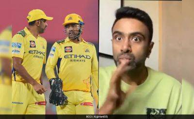 IPL 2025: R Ashwin Silences Panellist On Mentioning MS Dhoni's Name During YouTube Show