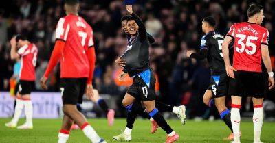 Southampton denied rare victory by added-time equaliser from Matheus Franca