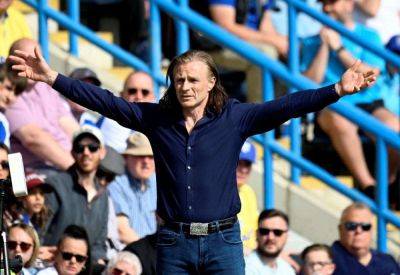 Gillingham manager Gareth Ainsworth looks ahead to facing promotion chasing AFC Wimbledon at Priestfield on Monday