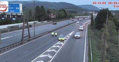 Live updates as M4 closed due to 'police incident' with air ambulance at scene