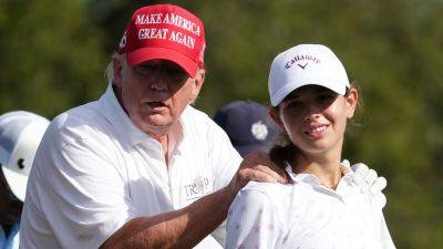 Trump praises granddaughter's golf skills, says she may be able to beat him 'someday'