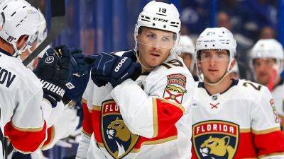 Matthew Tkachuk scores twice in return, Panthers take Game 1 - ESPN
