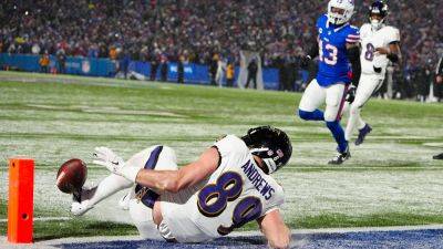 Ravens' Mark Andrews reflects on critical playoff game drop: 'Looking forward to redemption'