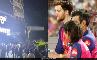 Josh Hazlewood - Rajasthan Royals - Royal Challengers Bengaluru - Rajasthan Royals CEO 'Walks Into' Famous Liquor Store In Bengaluru, Fan Captures Video - sports.ndtv.com - India
